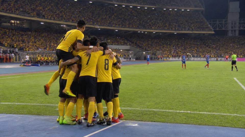 Sorotan bola sepak Harimau Malaysia 2016 yang dibina semula