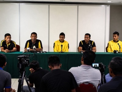 SIDANG MEDIA PRAPERLAWANAN MALAYSIA B-22 LWN BAHRAIN B-22